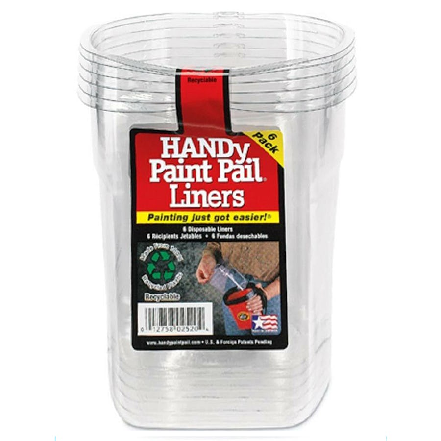 Handy Paint Pail Disposable Liners 2520-CT 6 Pack 
